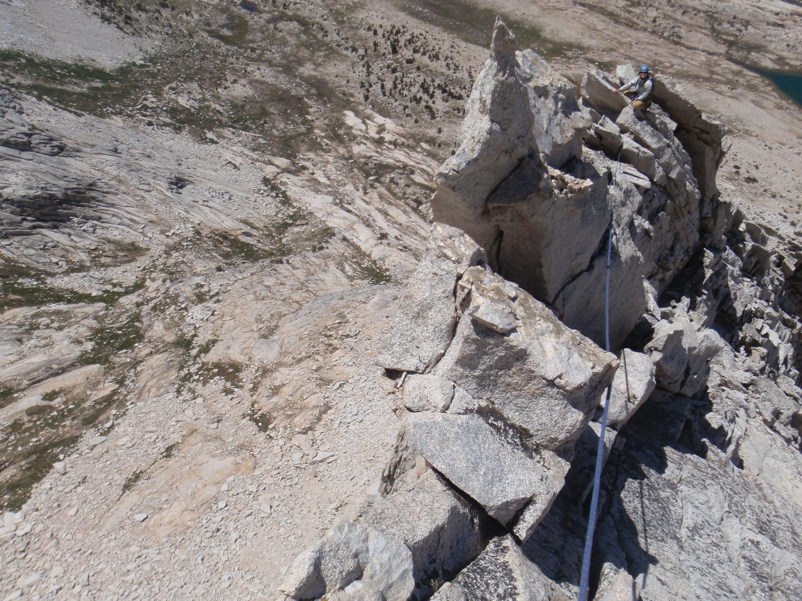 A view of the exposure off to the left.