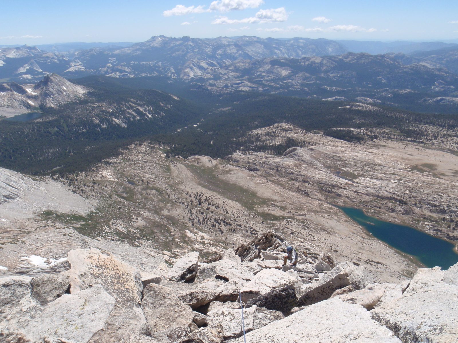 You can even see Tenaya Lake (near Half Dome in the background).