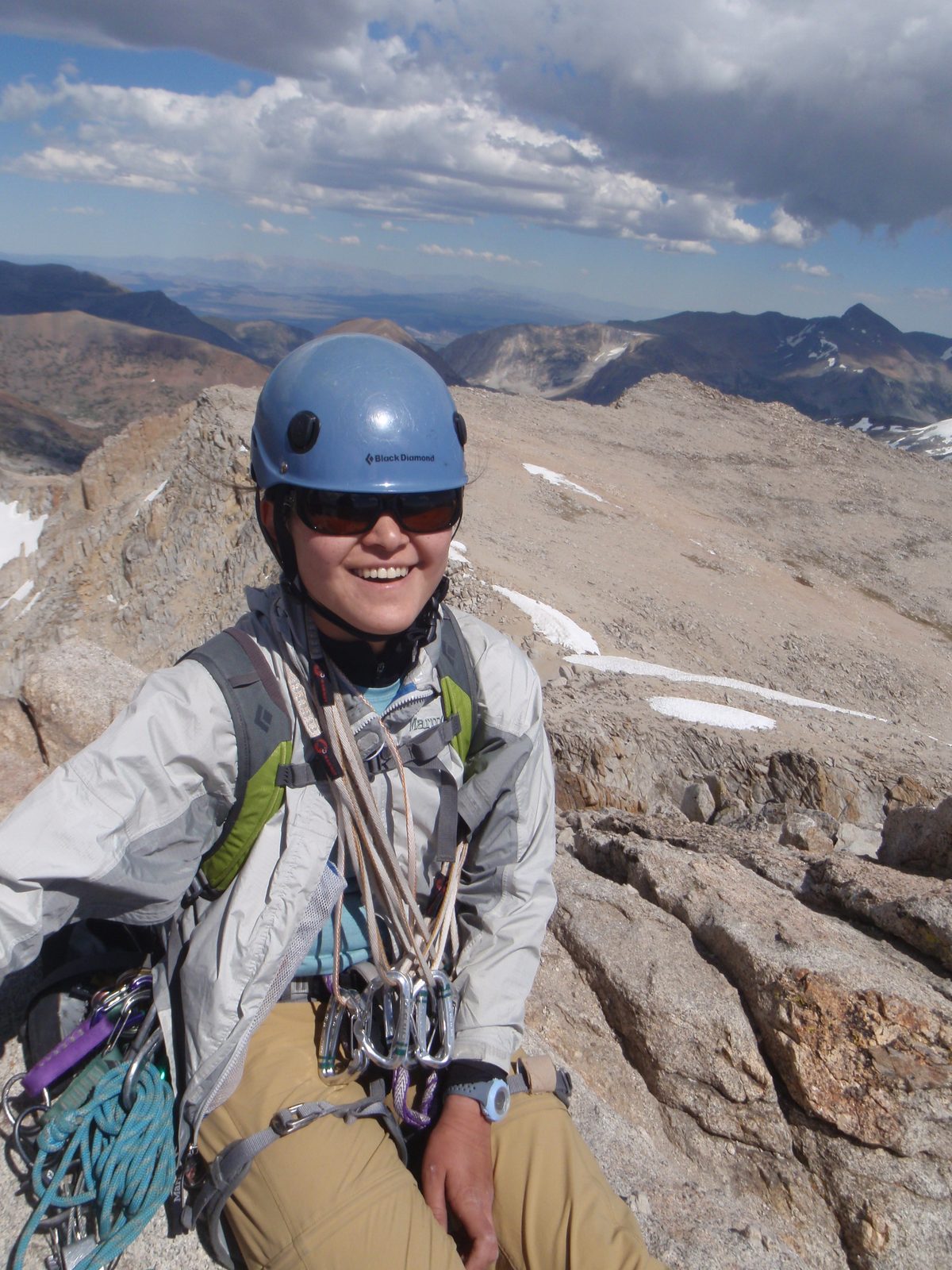Relaxing on the summit.