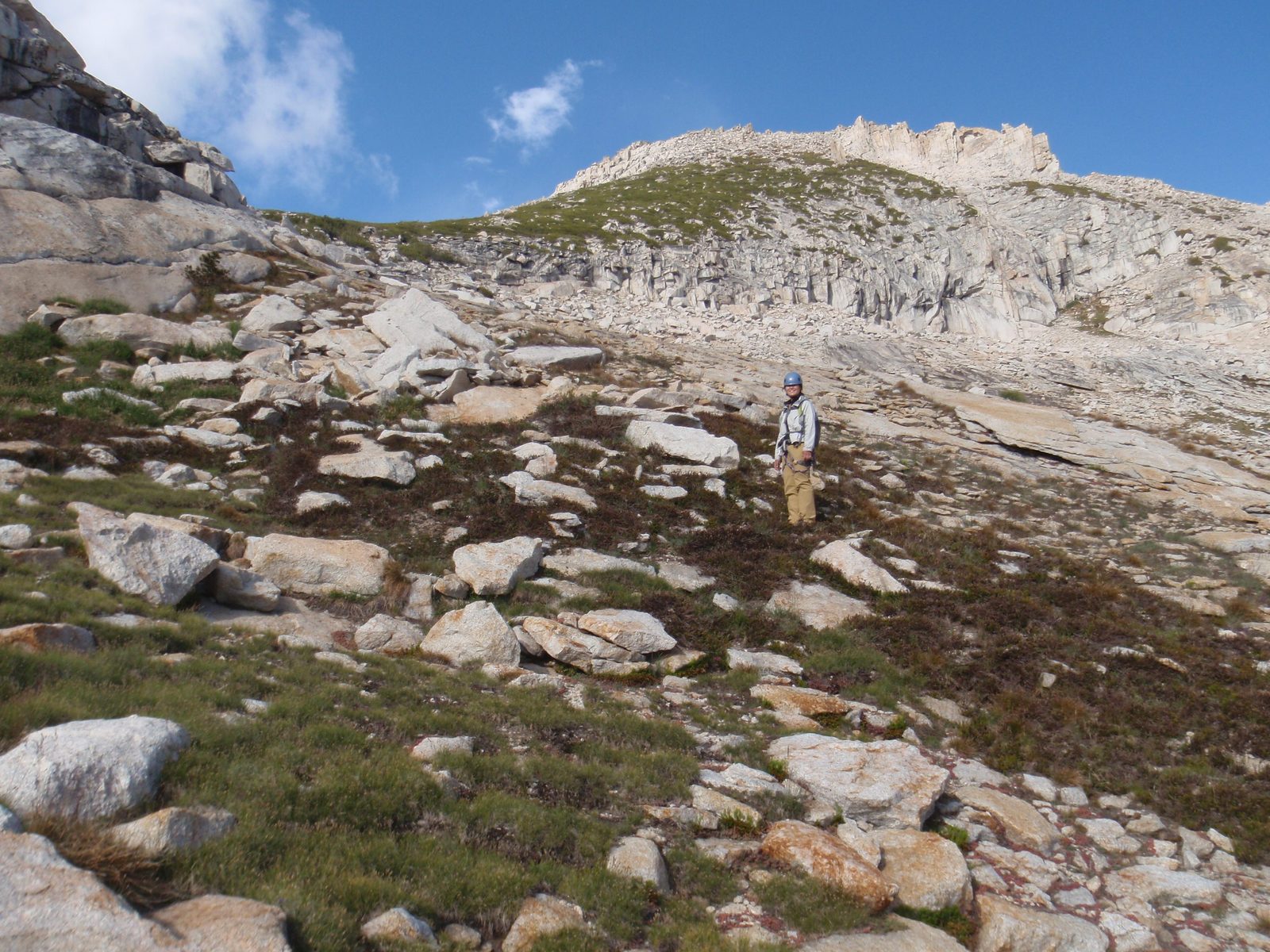 Back on somewhat more friendly terrain.