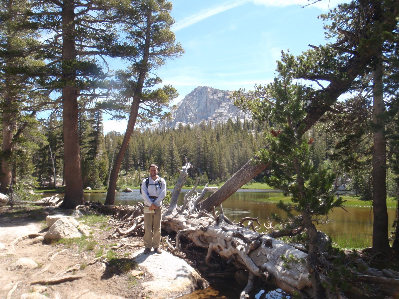 Jay with actual Fletcher Peak.
