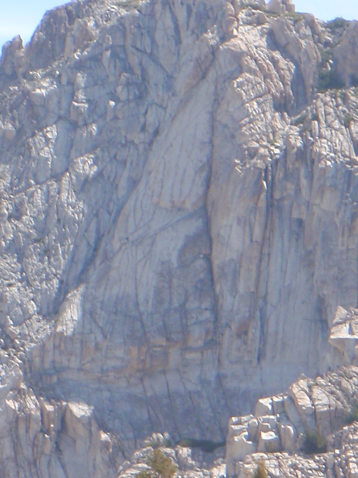 Looks like a fun climbing route on Fletcher Peak.