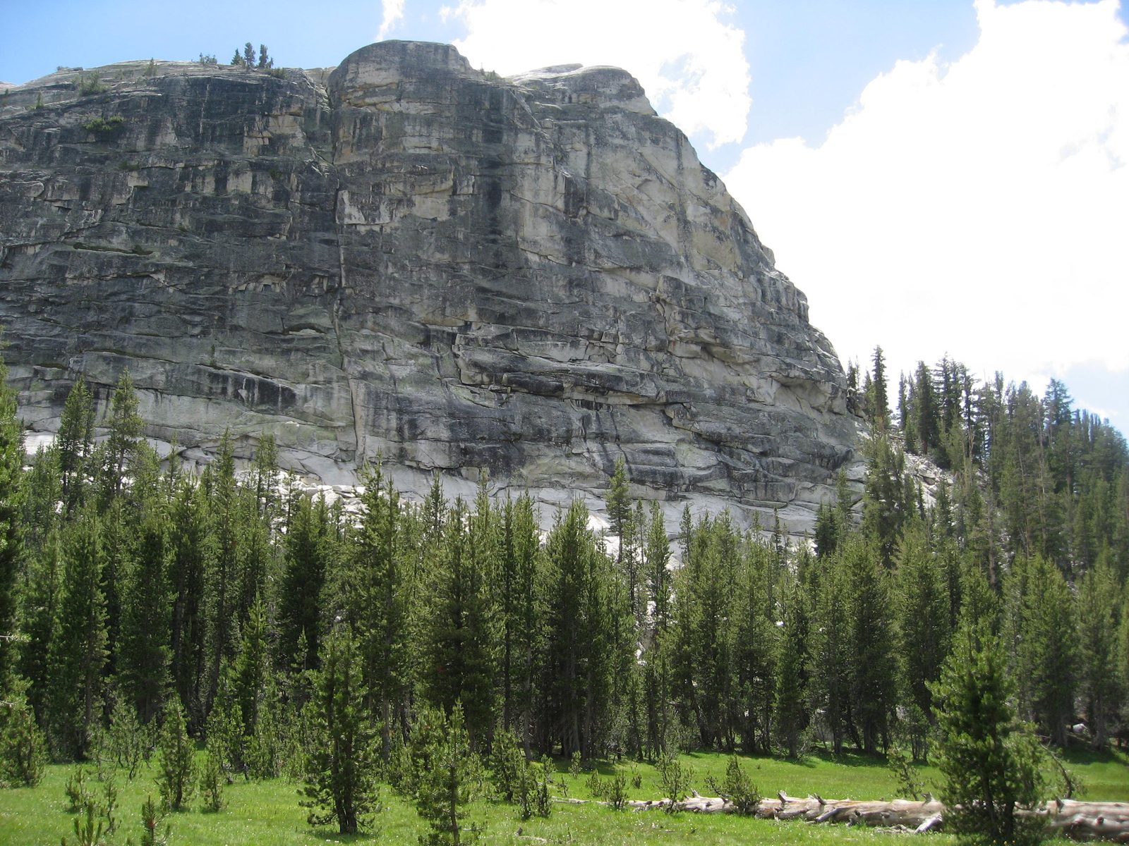 We passed a small lake with what looked to be a really great splitter crack climbing route. I...