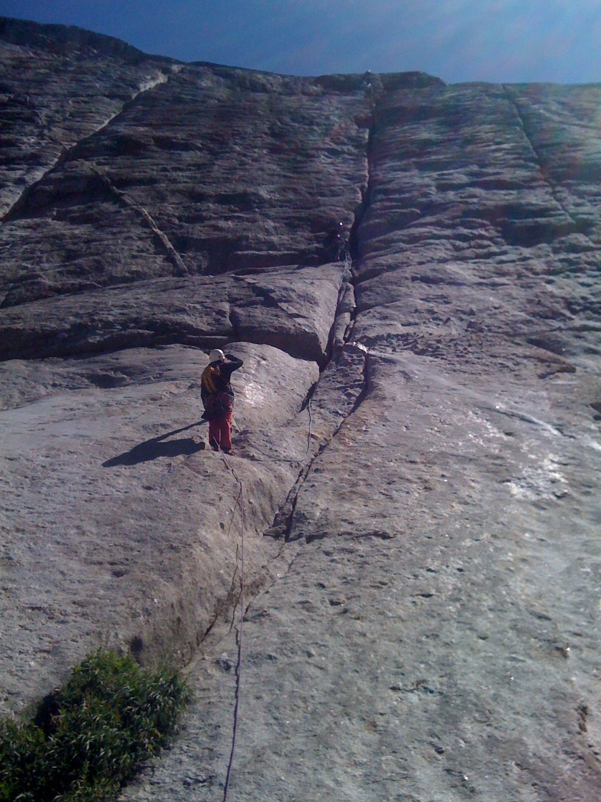John seconding the first pitch after Monica's lead.