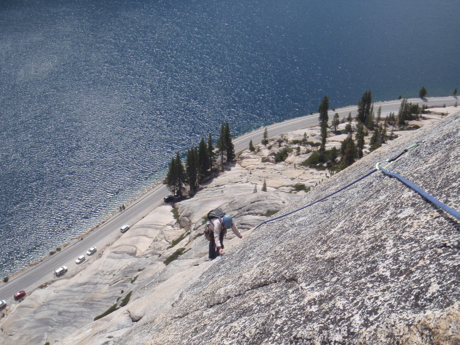 Pulling through on The Boltway on Stately Pleasure Dome.