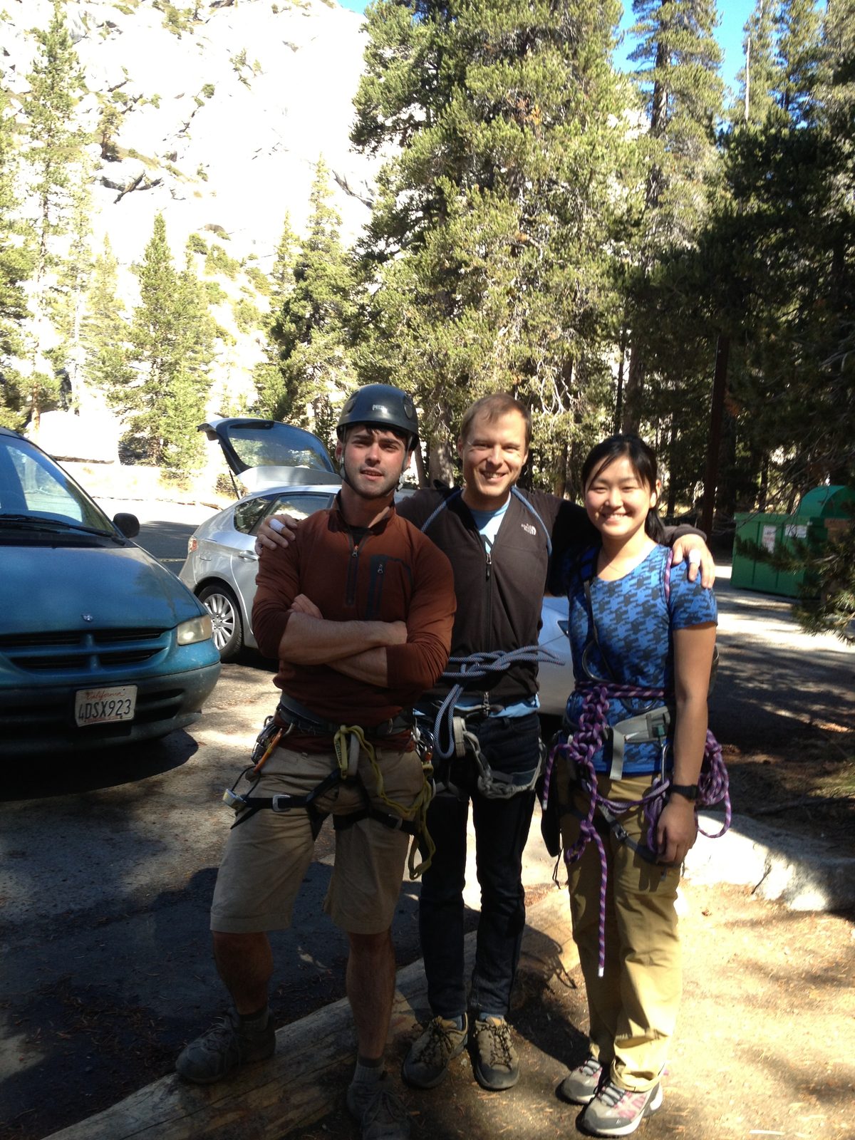Some guy who was having a picnic offered to take our photo.
