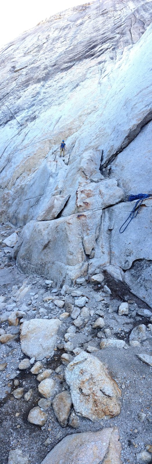 Our climbing route.