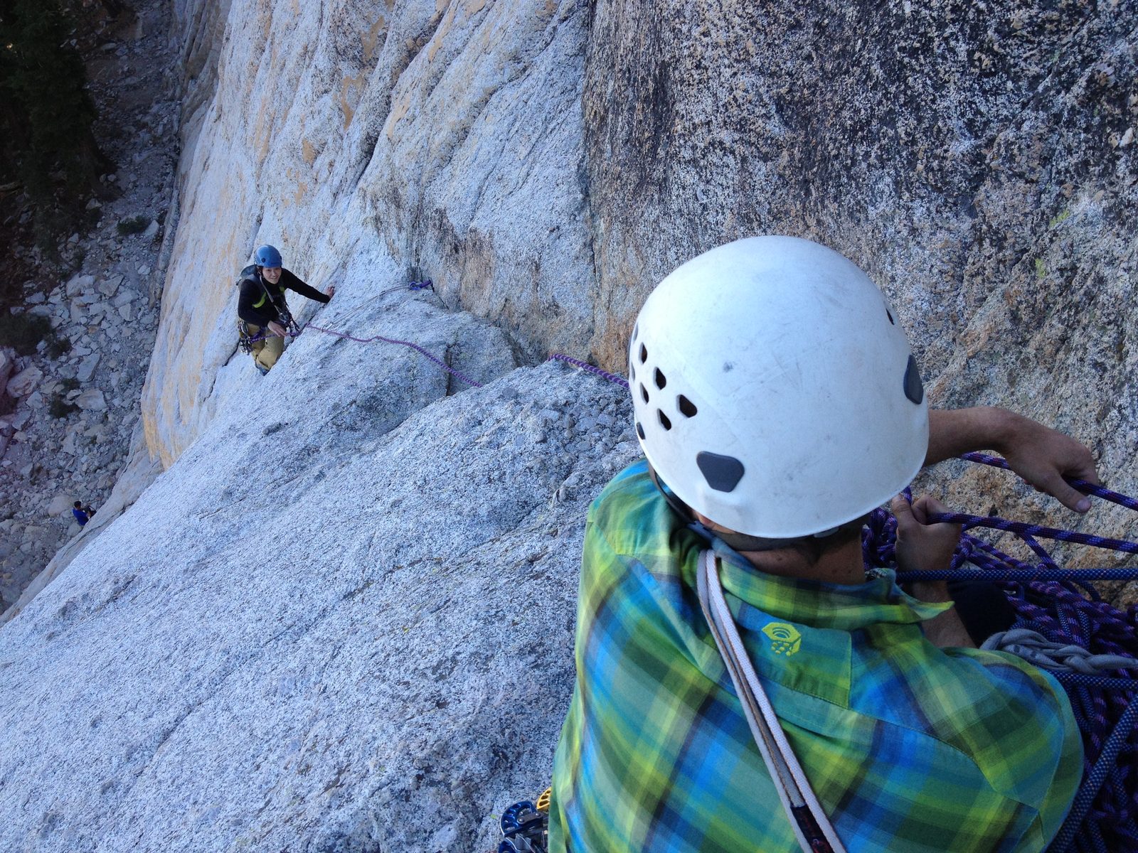 Monica, coming up the top of pitch 1.