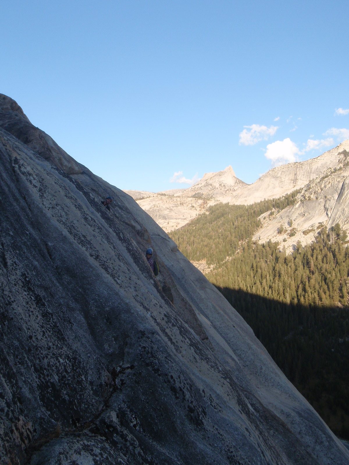 Finding our way through the slabs.
