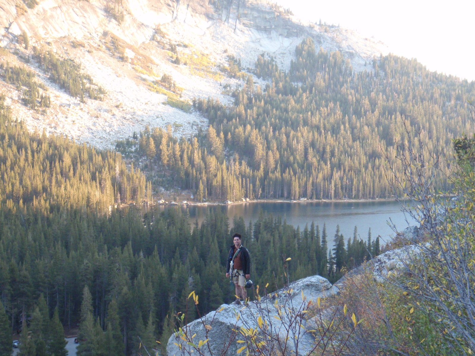 Alex and Tenaya Lake in the background.