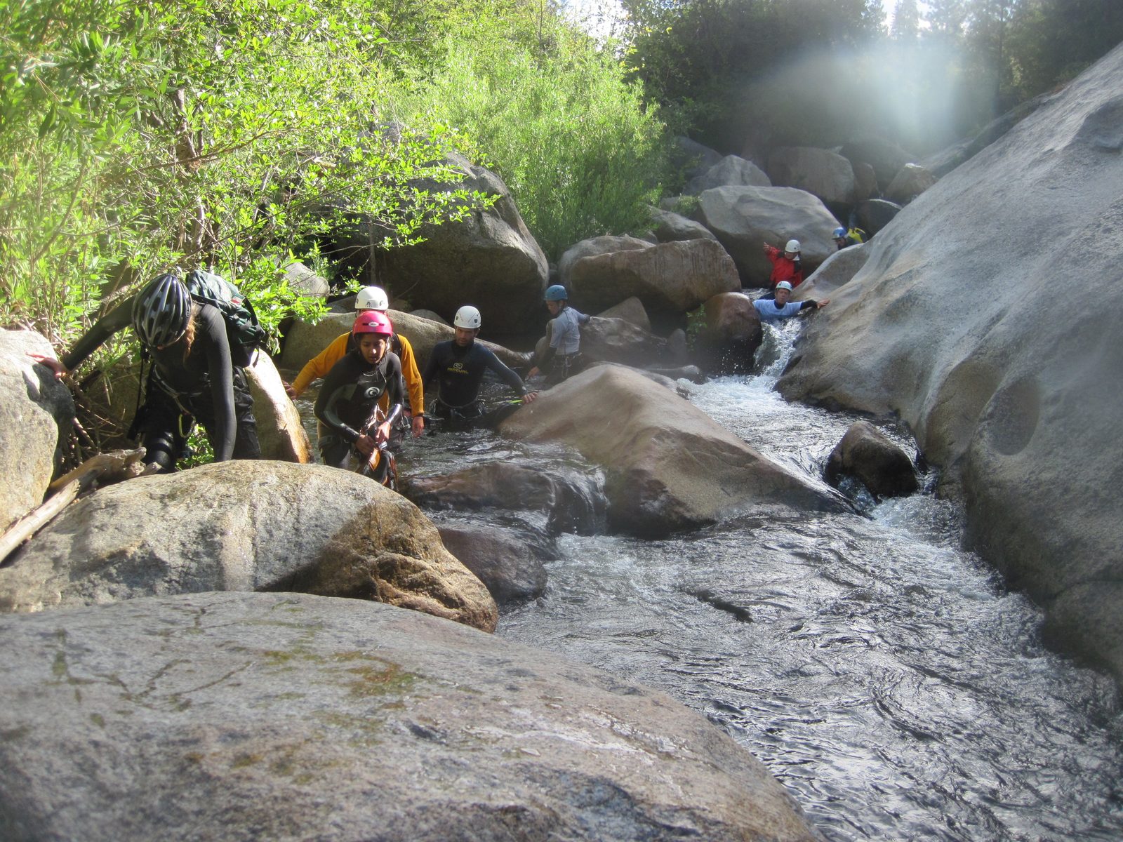 This was definitely the biggest group I had ever been a part of in a canyon.