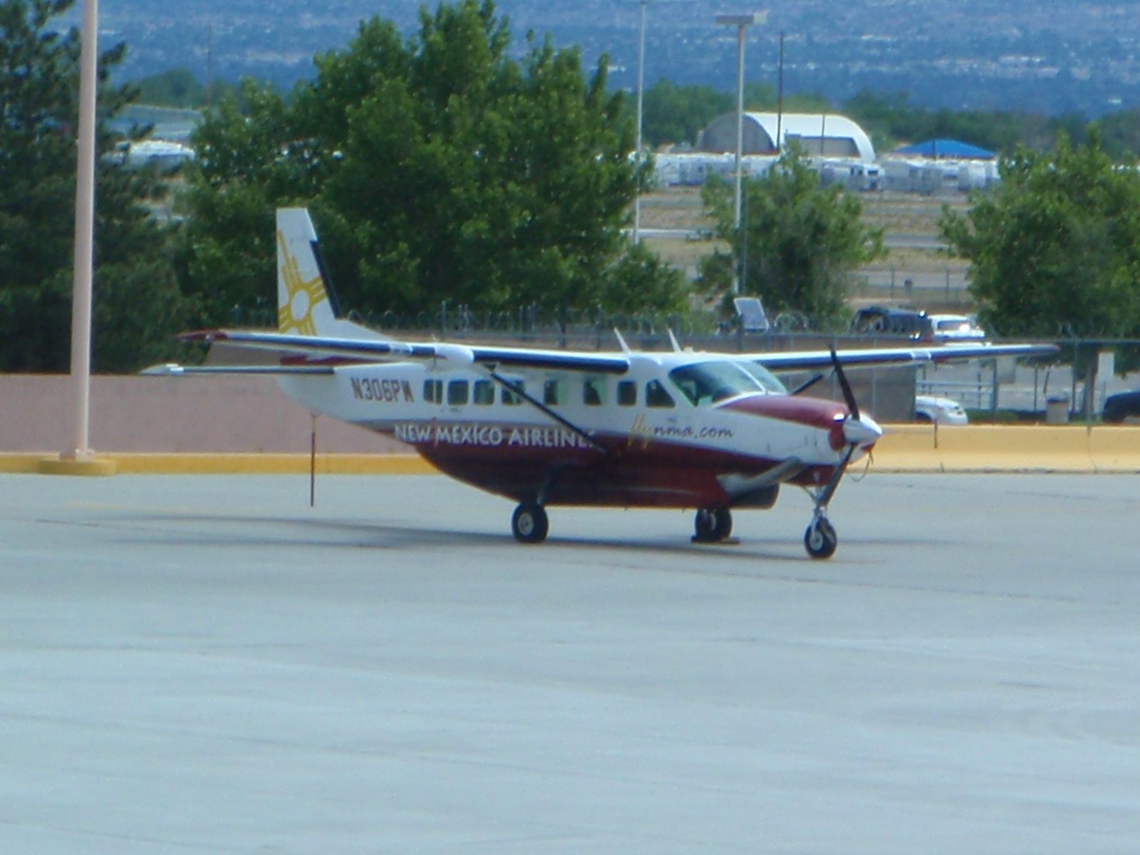 New Mexico Airlines. Looks trustworthy enough. I think they even have two planes.