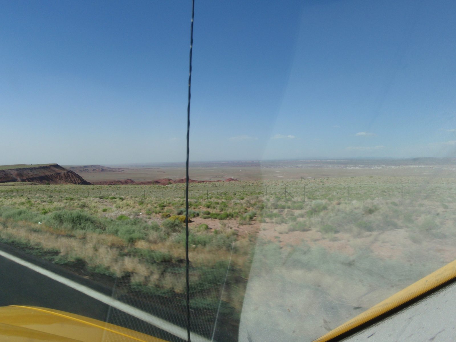 It was a really long drive of a lot of open space.