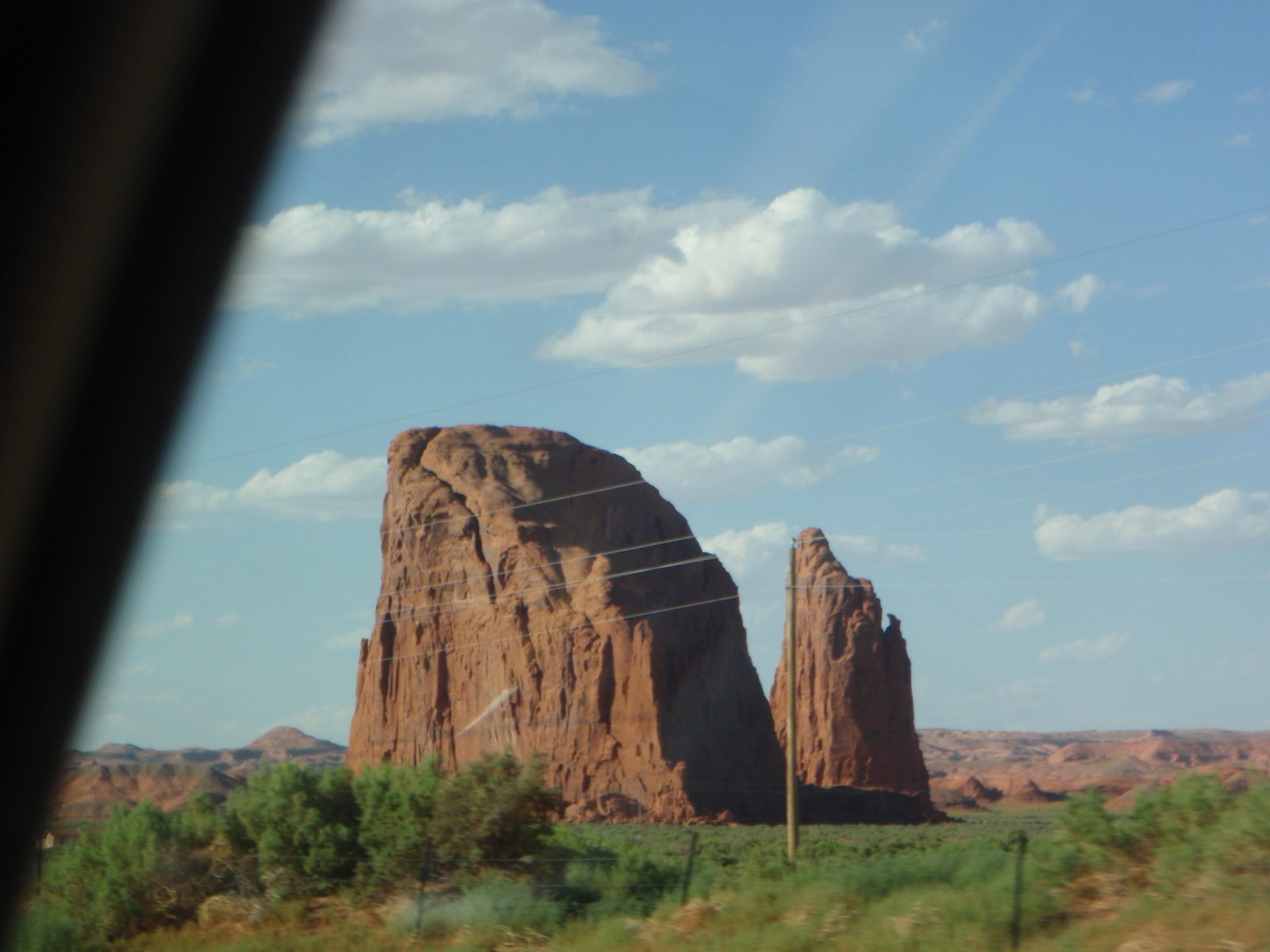 Looked like something fun to climb. Right off the road too!