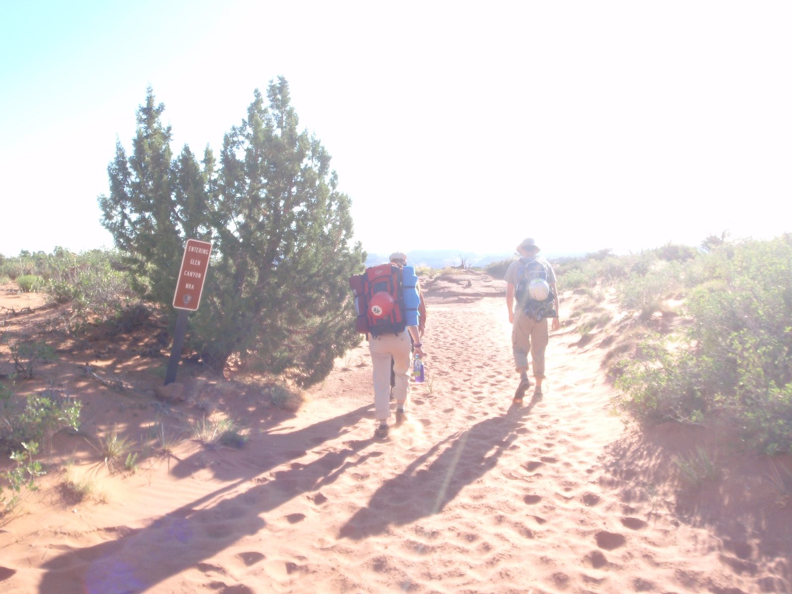 Entering the Glen Canyon National Rifle Association. Oh wait, maybe that's National Recreation...