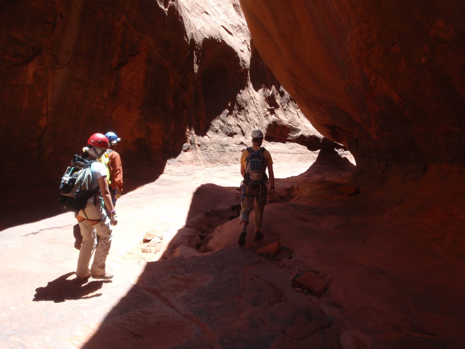 Starting to wander downstream in Neon Canyon. Kind of neat natural subway in this section.