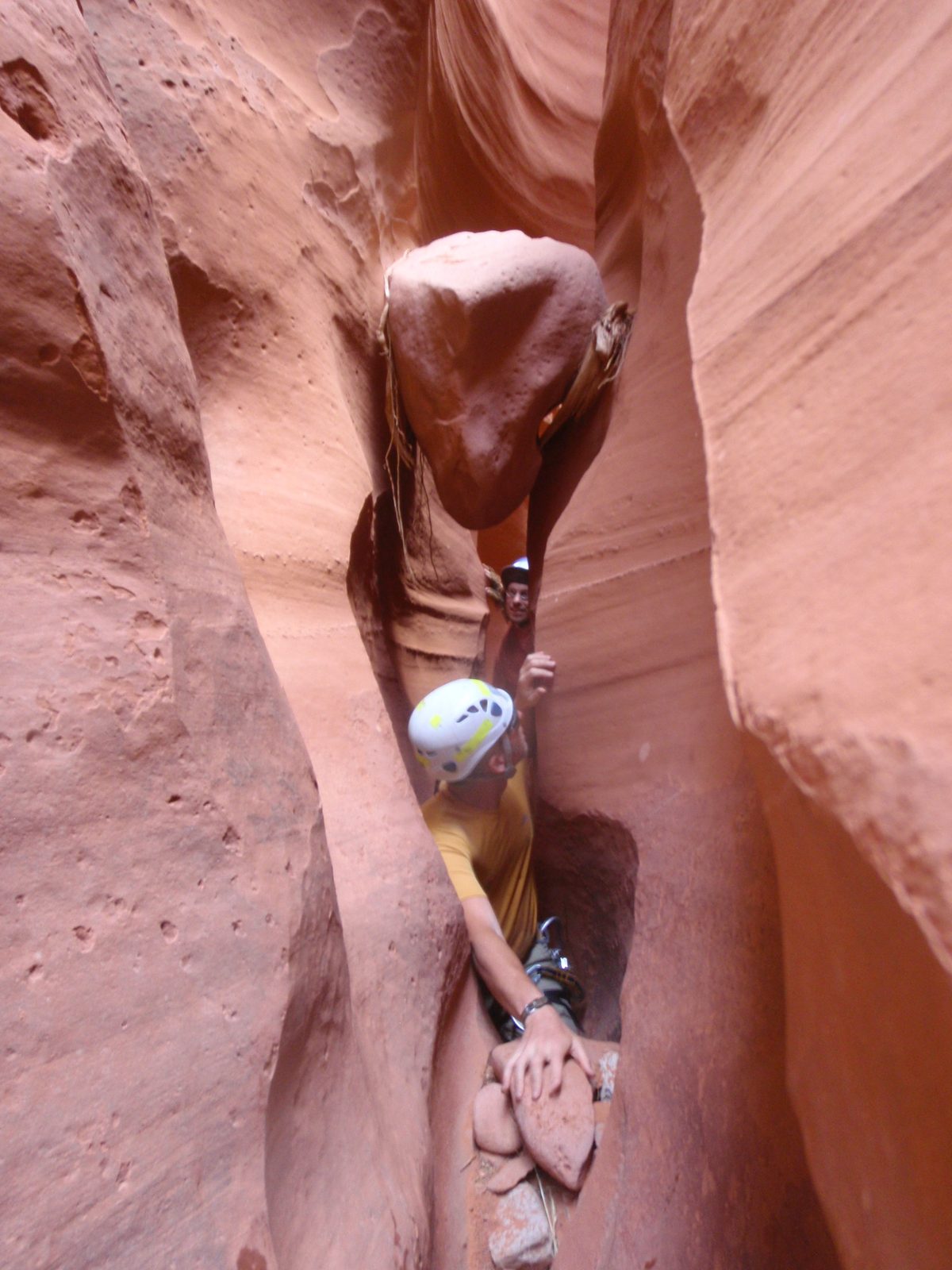 We came to a branch in the canyon (it seems canyons do not split, only join) so one direction...