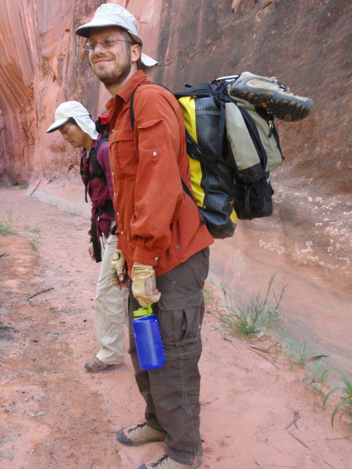 Joel, on the hike back to the car.