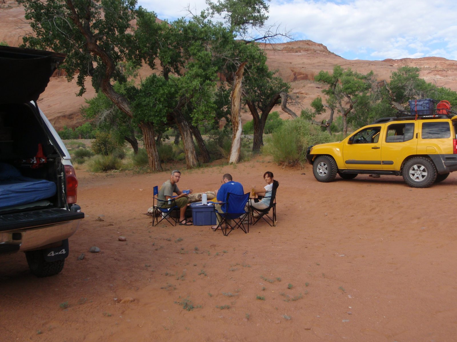 Our campsite, at a place called the Irish Canyon campground or something like that. We spent the...