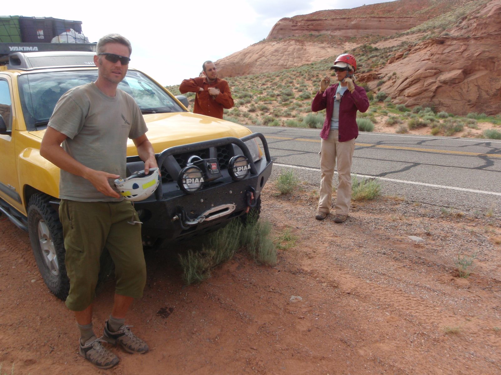 Getting ready for an hour long romp through Lucky Charms canyon before heading home.