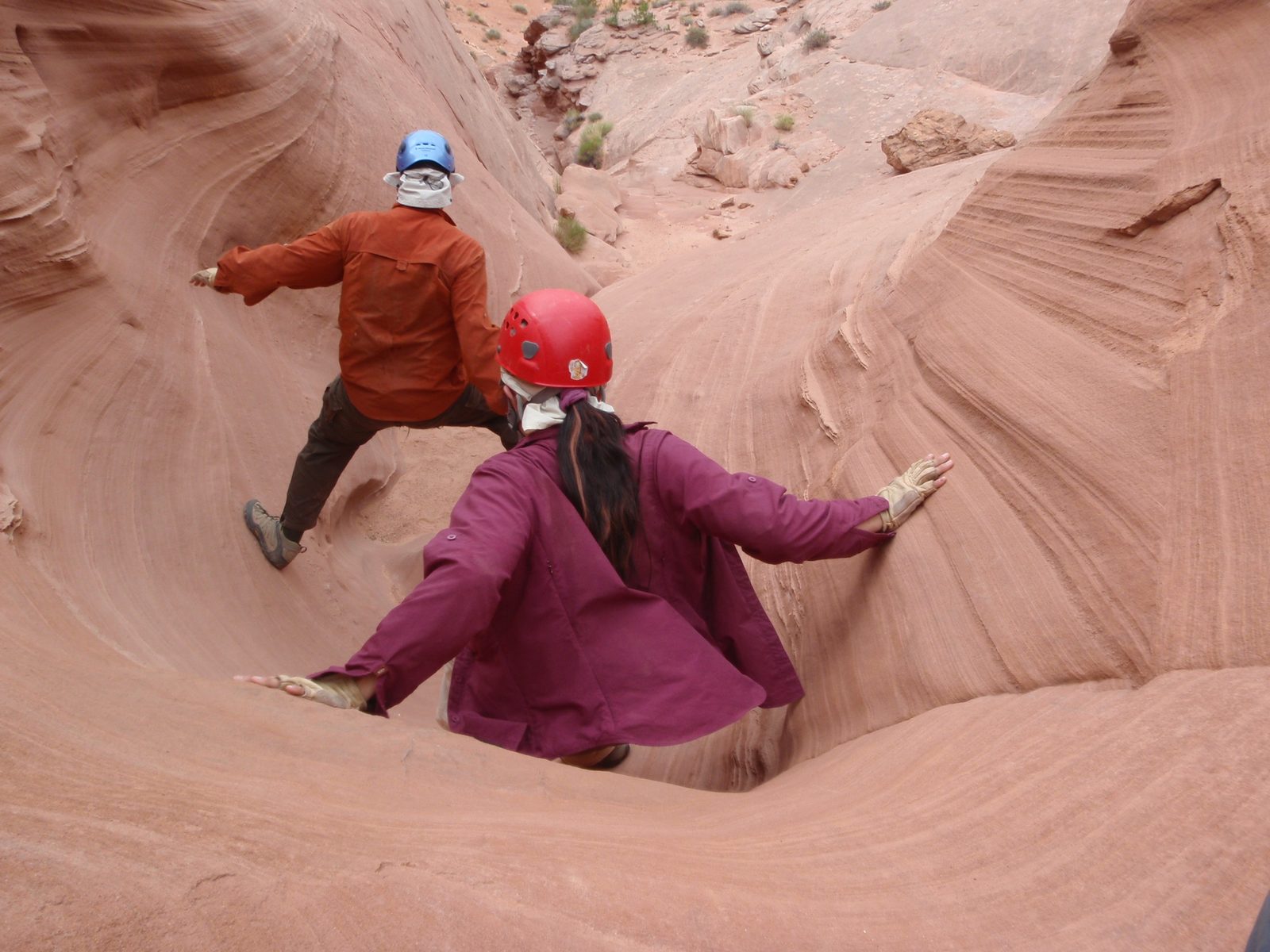 Going back down a different canyon.