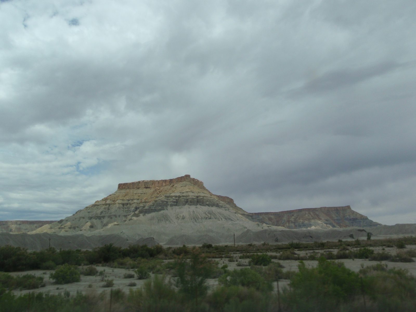 Driving through Capital Reef National Park on the way home.
