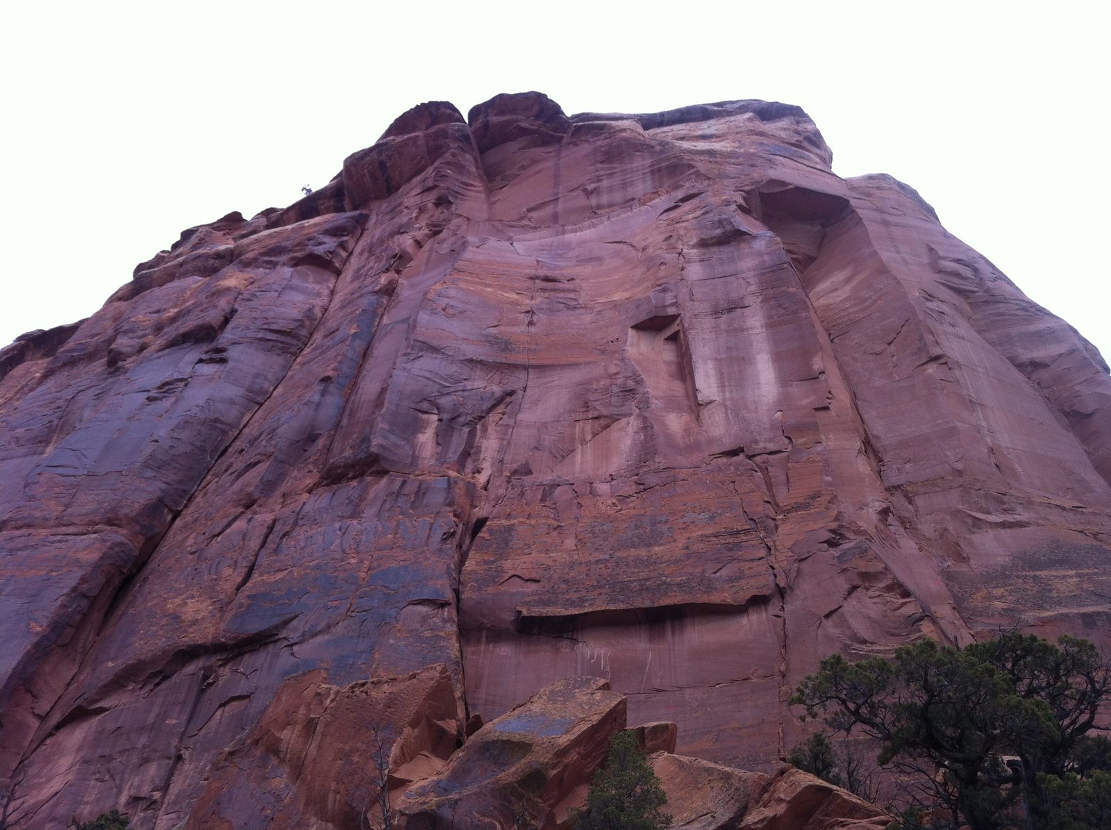 I think this is the Astrobunny climbing area of Ute Canyon.