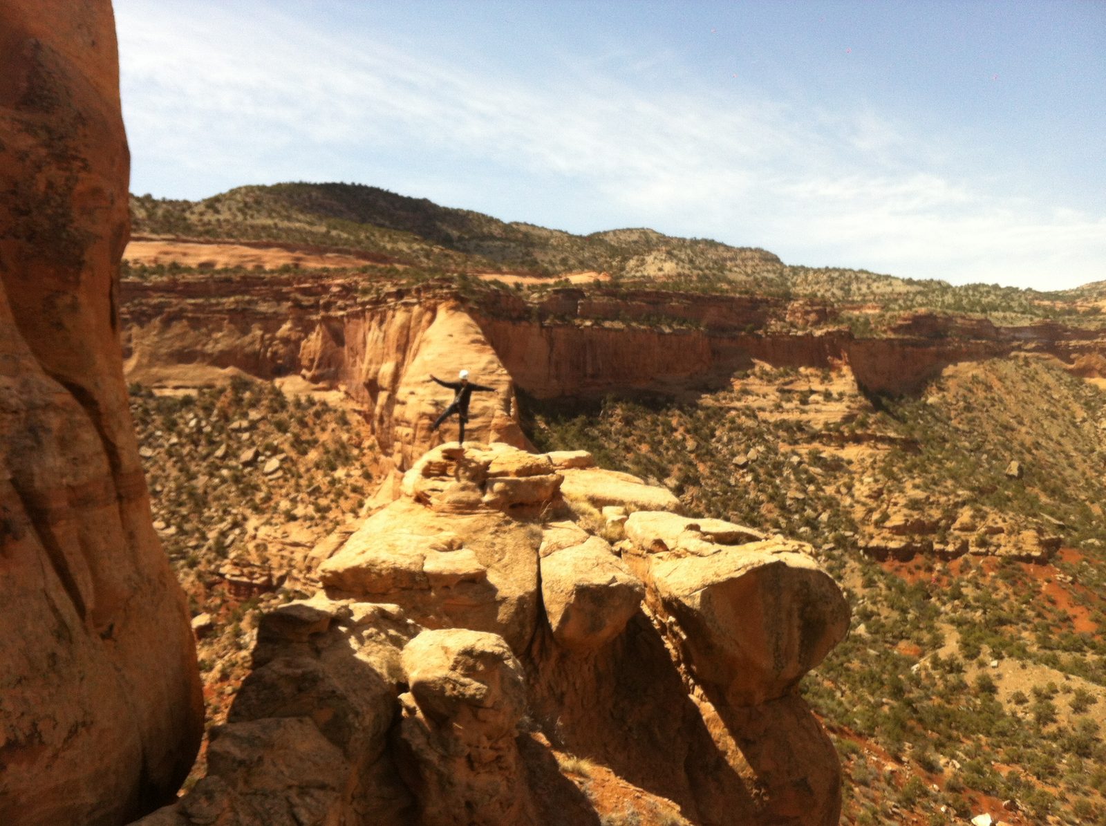 John being a goofball on lunchbox ledge. We had about 20-30 minutes to kill while we waited for...