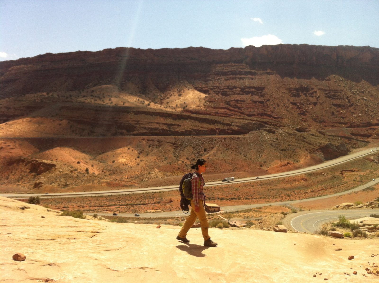 After lunch, Monica and I drove back to the hairpin curves up the hill right at the entrance of...