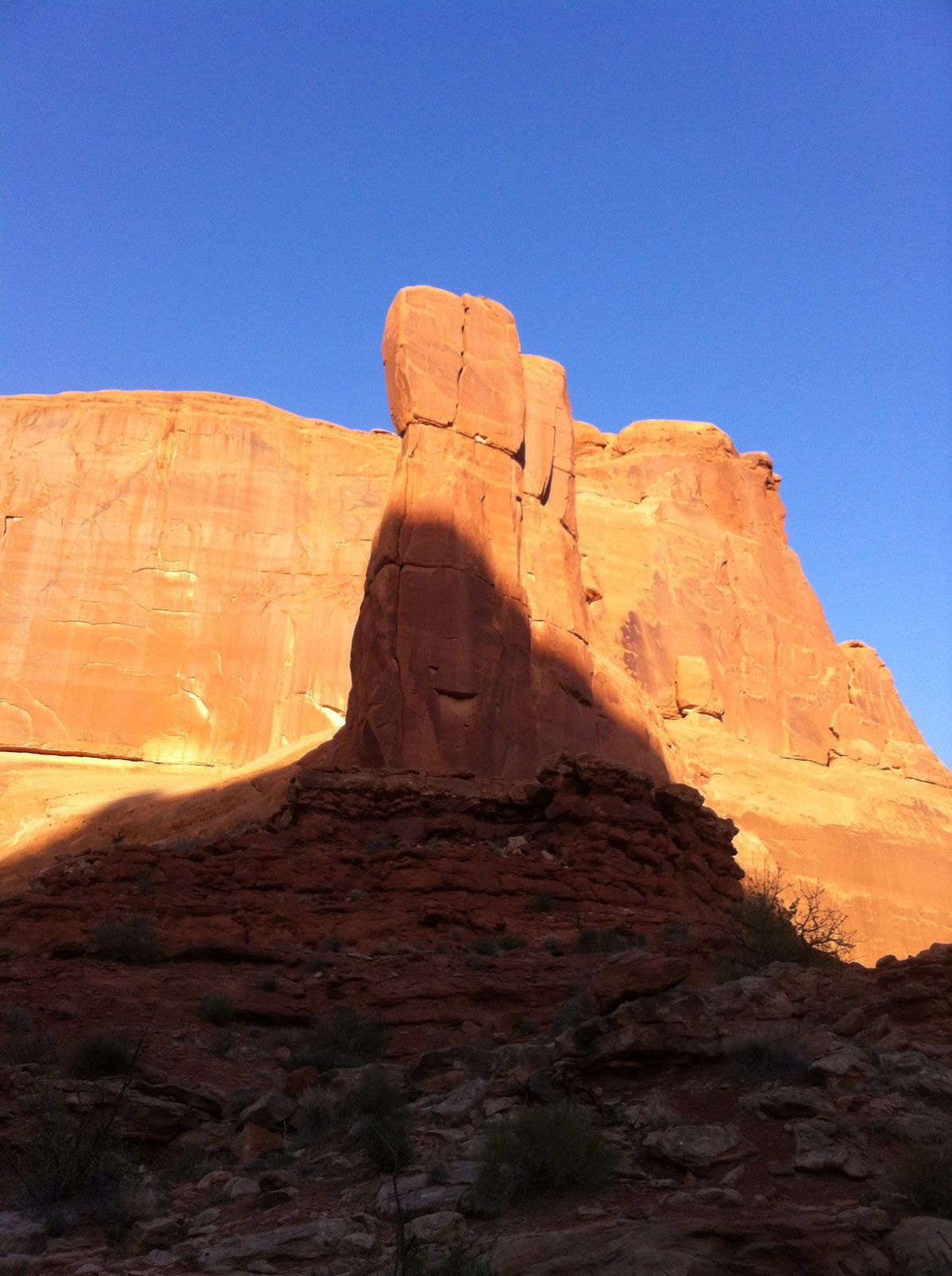 Toward the end of our hike.
