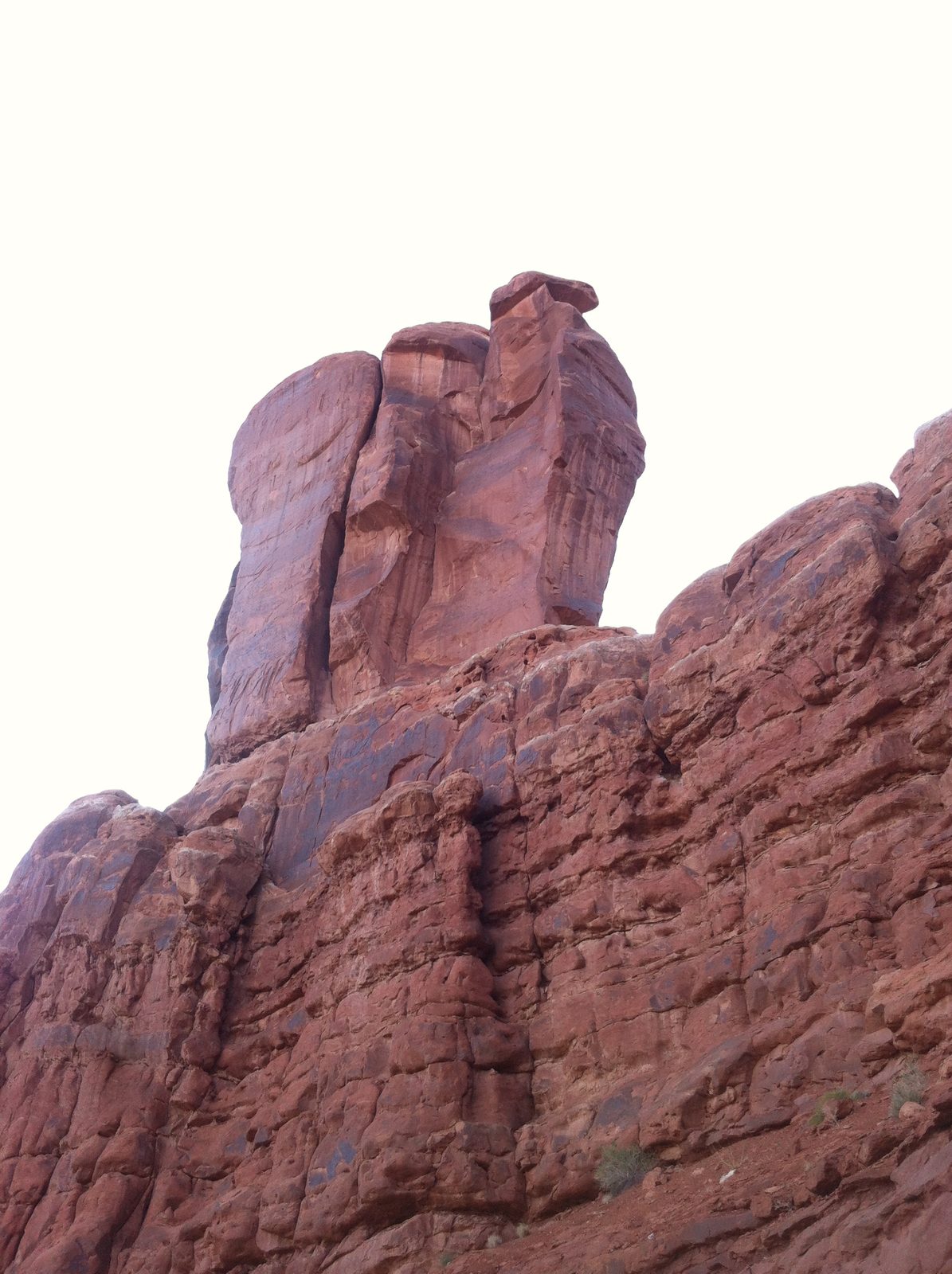 On the drive out from the park, we stopped below the Three Penguins. This is where most tourists...