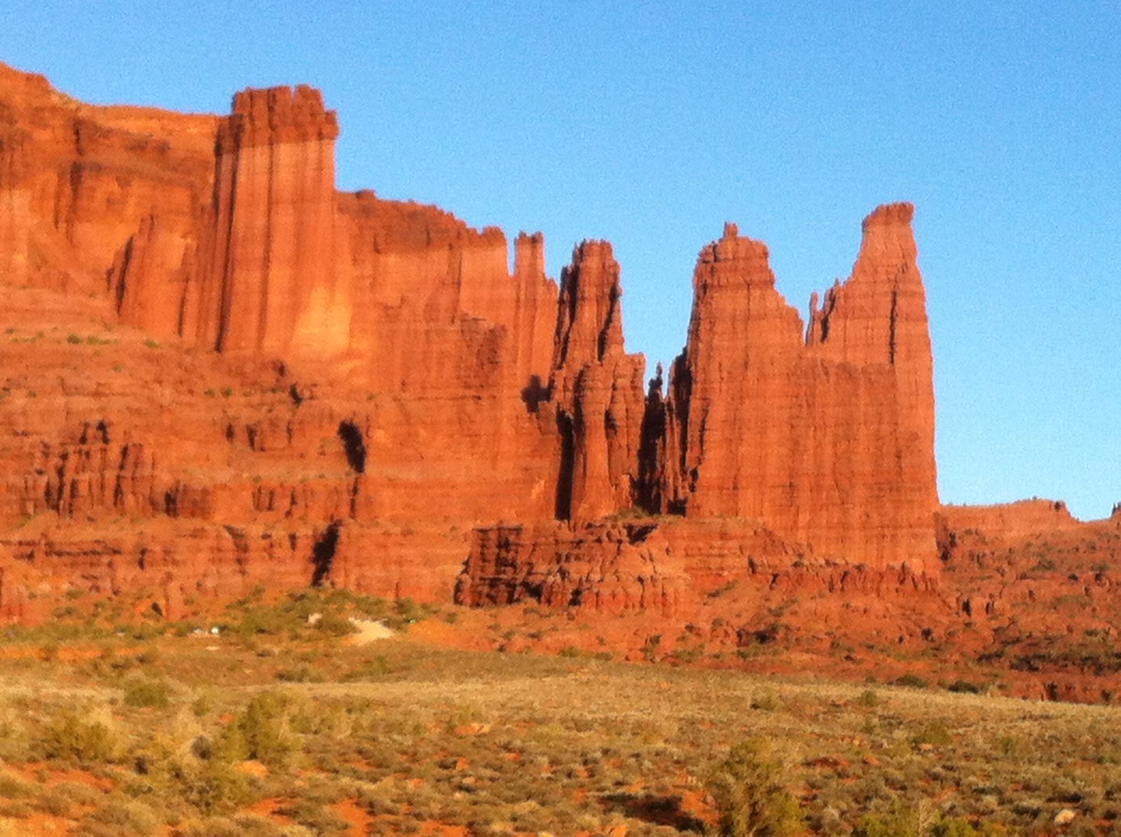 One more somewhat blurry shot right before sunset.