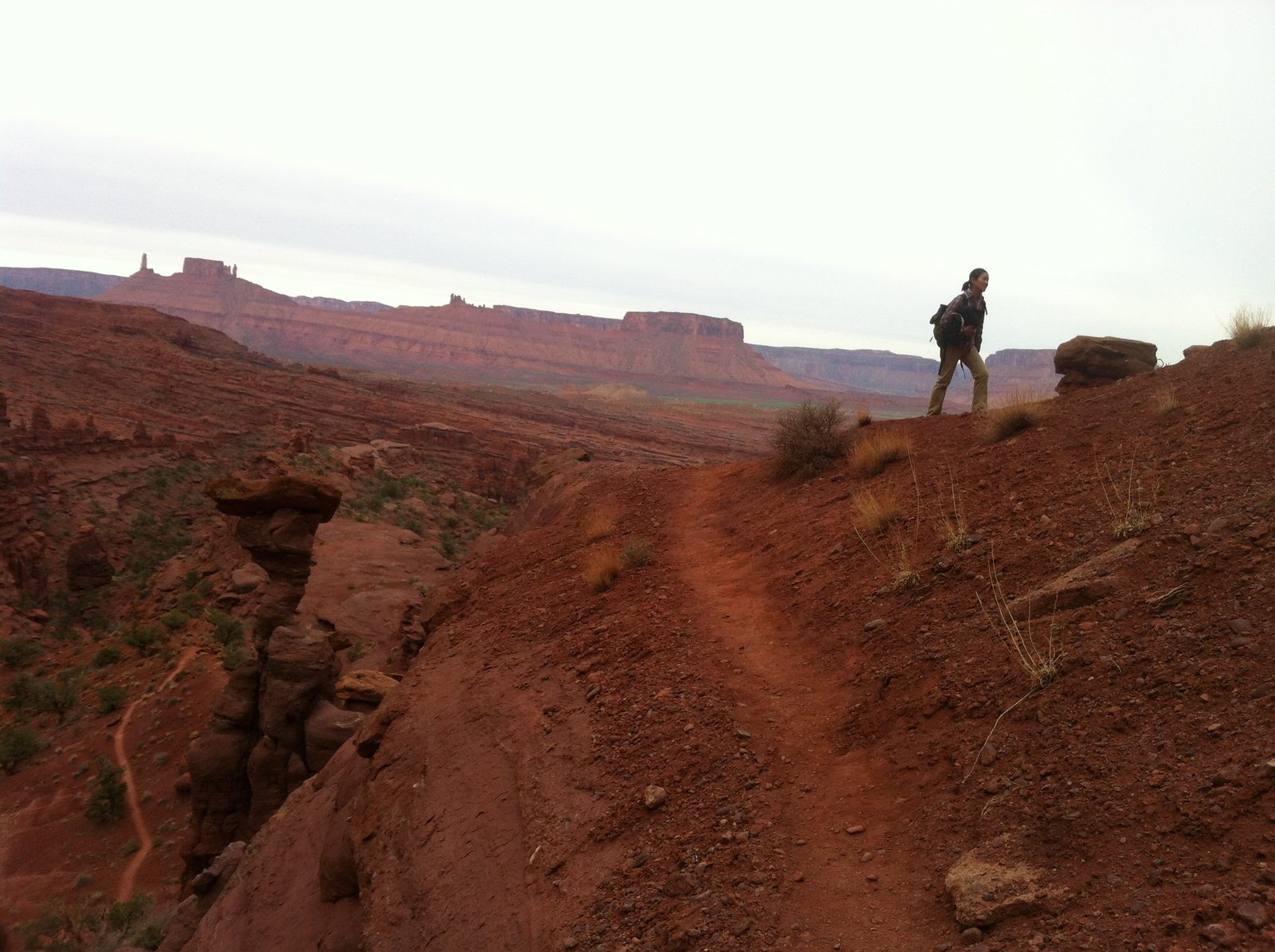 Somehow I always take crooked pictures on hillsides.