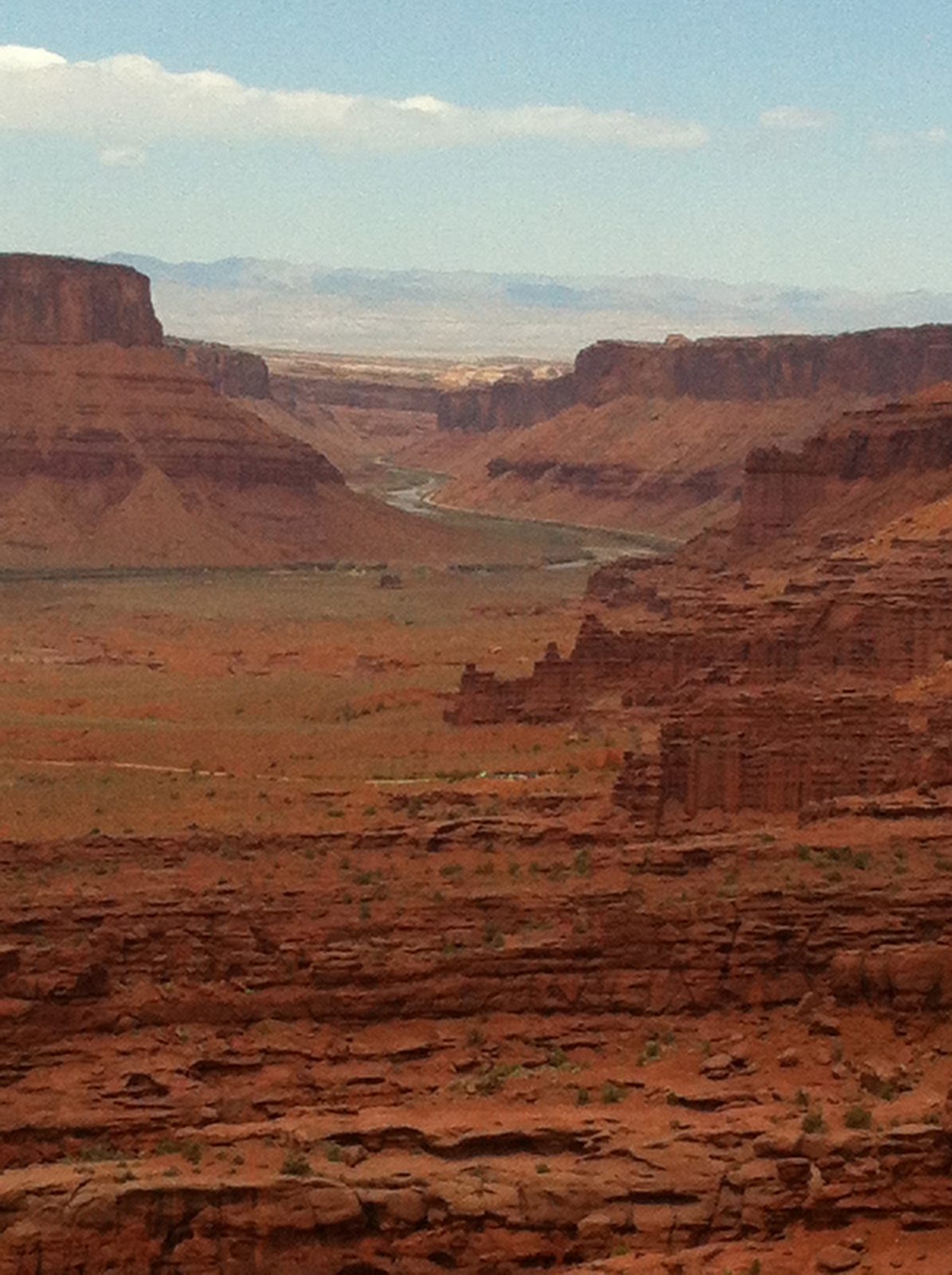 Colorado River in the distance.