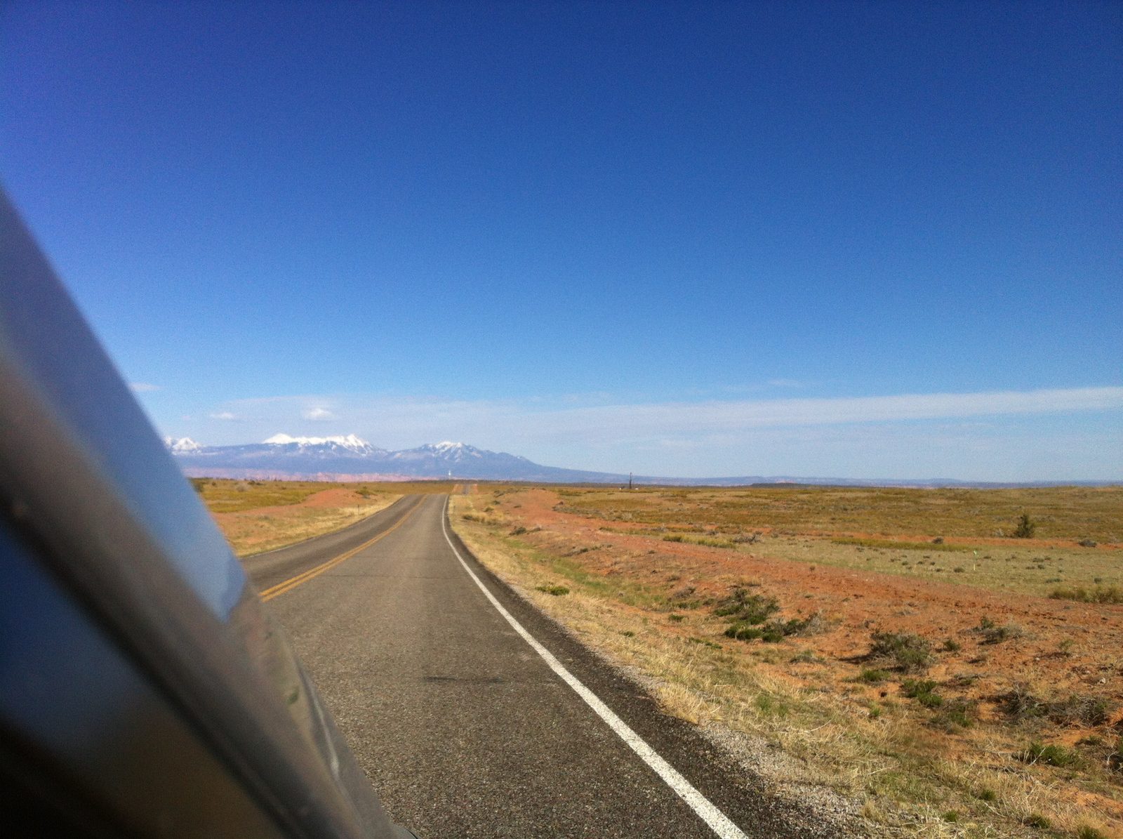 The Lasal Mountains on the way to Dead Horse Point.