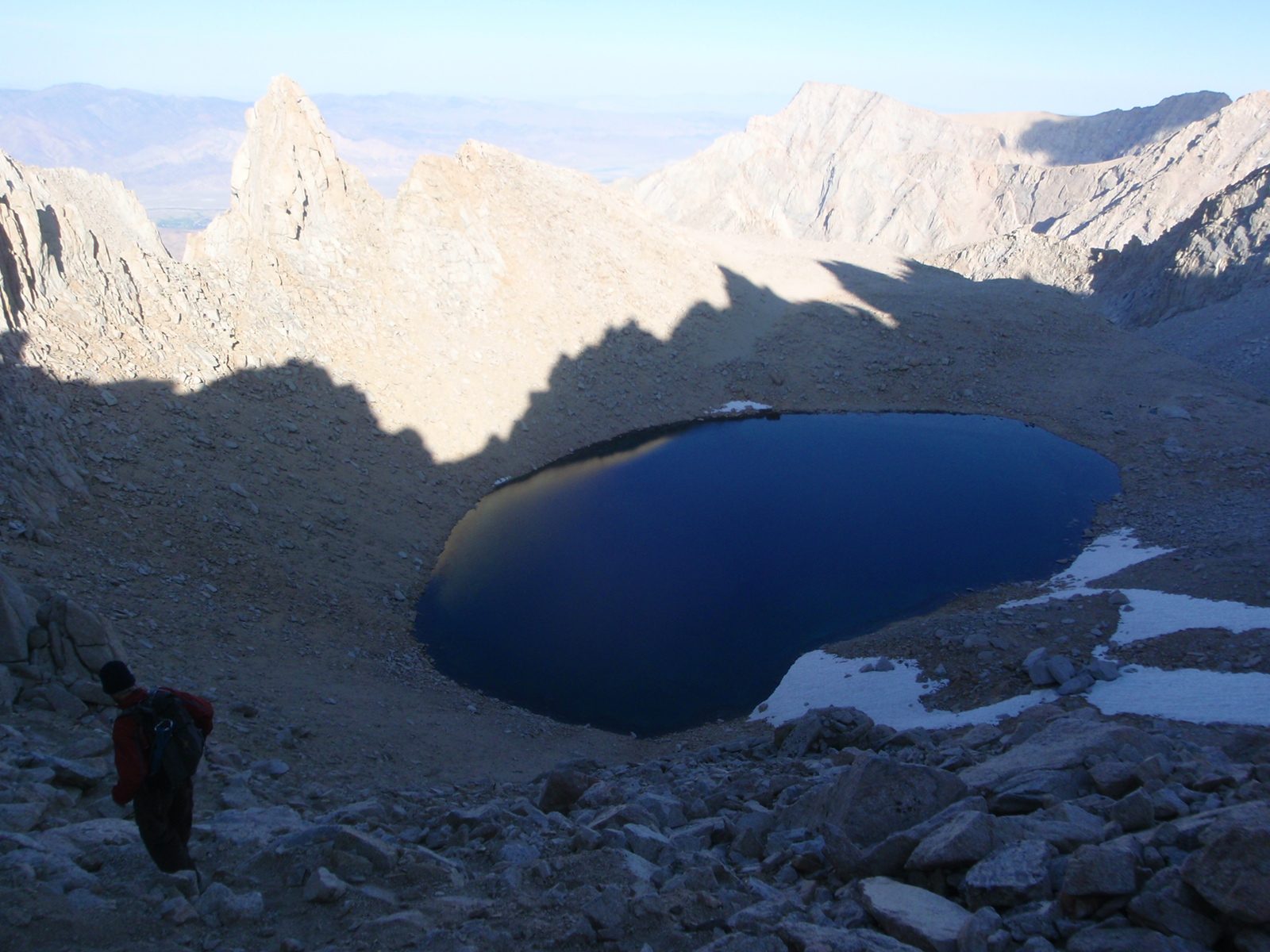 Iceberg Lake, at 12,600 ft was the other place we were considering camping.  Upper Boyscout...