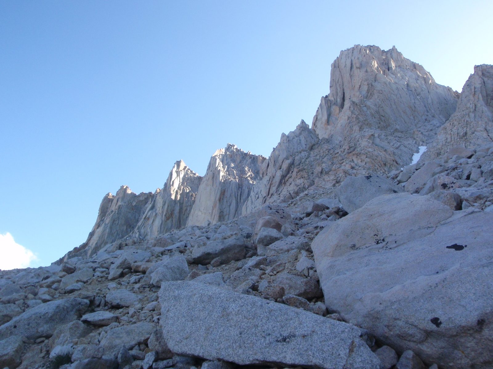 Tomorrow's climb:  East Buttress of Whitney (5.7).  The route we take is almost a perfect...