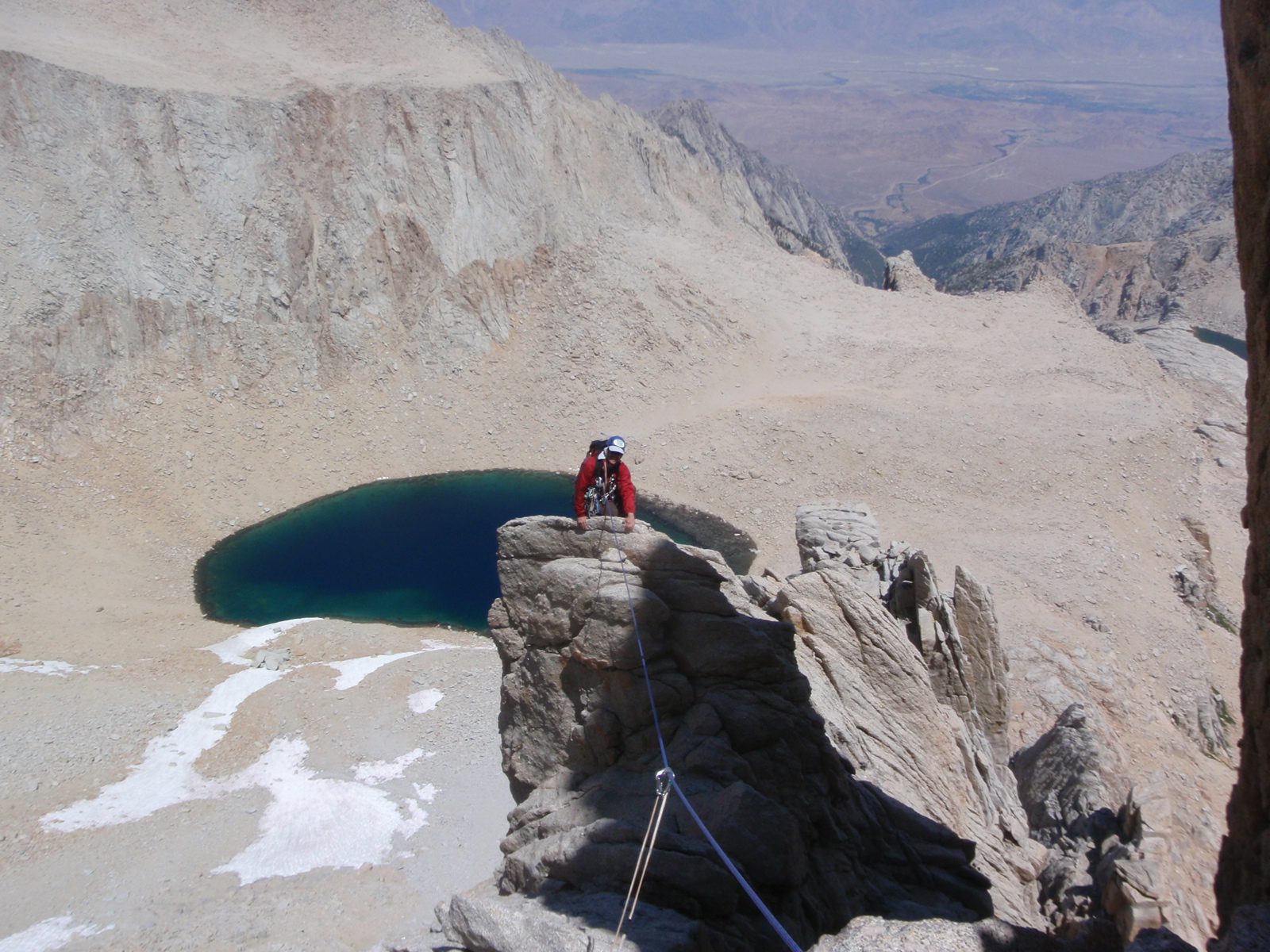 Again, you can see the rock climbing here is in many places, not a challenge at all:  more a...