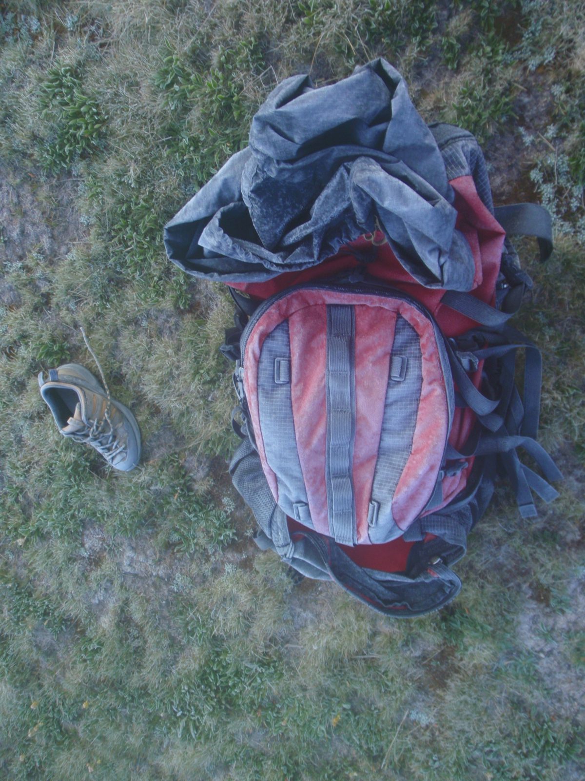 There was a surprising amount of frost on everything I had with me!  It may have had to do with...