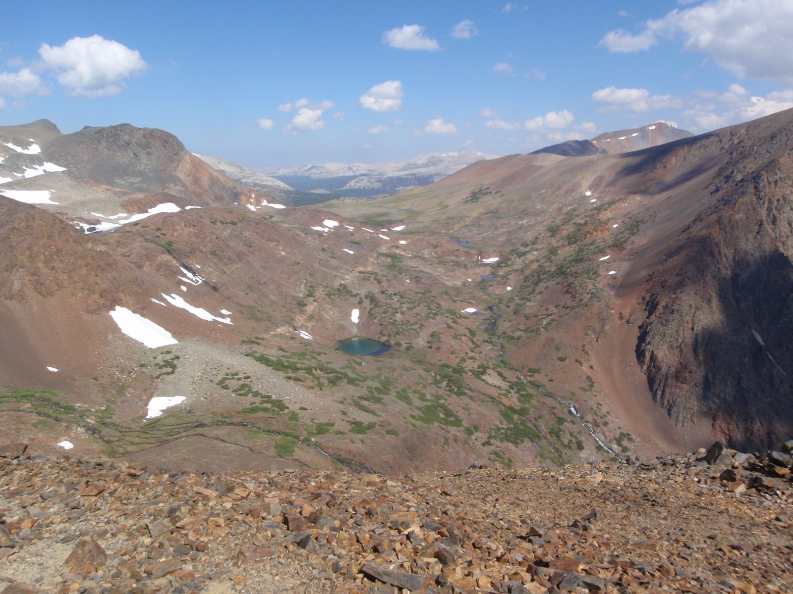 A view back into Yosemite from the east from Koip Pass in the Ansel Adams Wilderness.