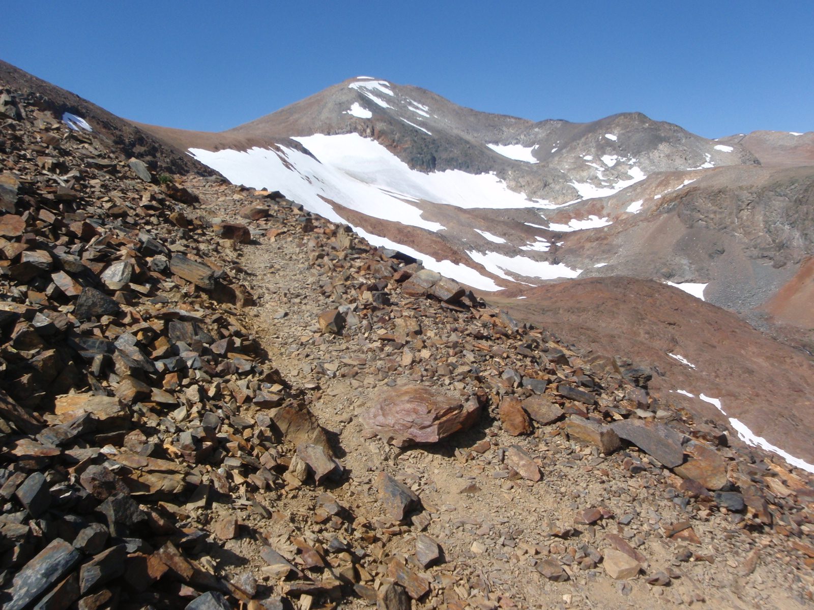Koip Peak at 12,972 feet was one of the tallest peaks I passed by during this trip.