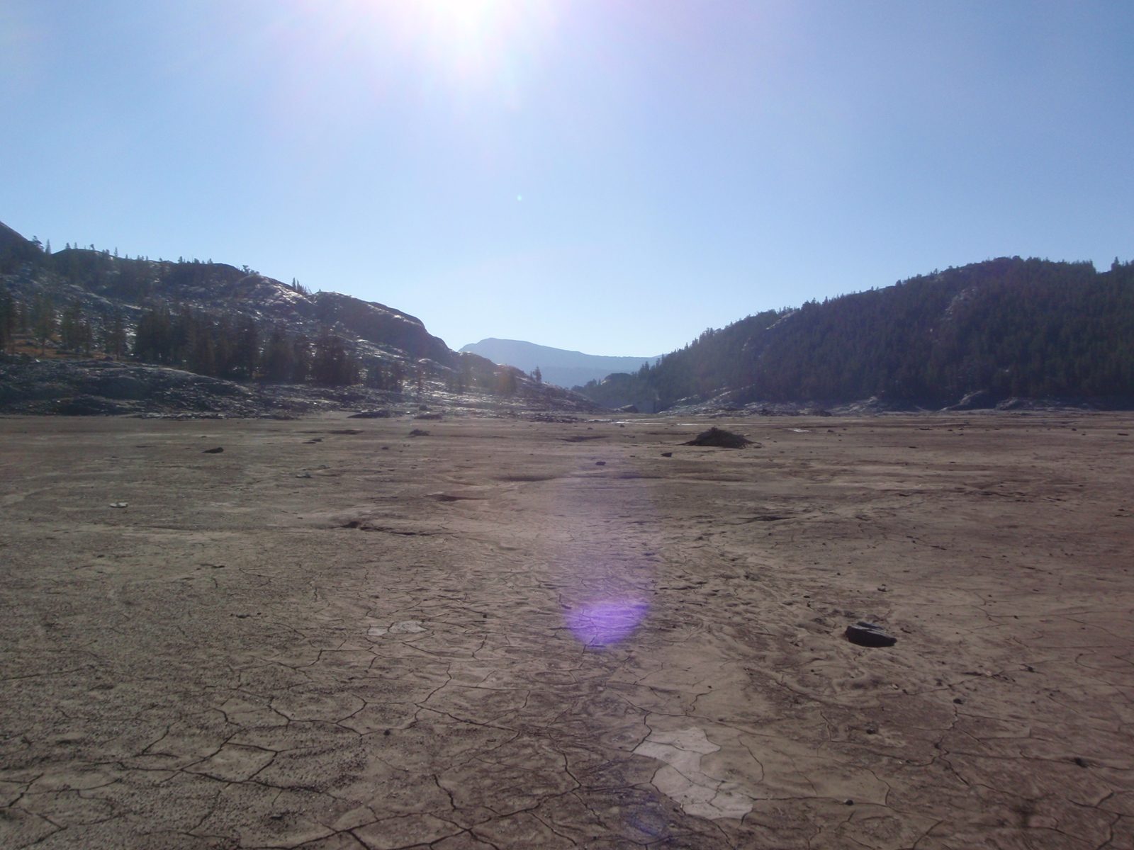 Well, the trail meandered up and down around the "lake", which was quite pointless given the...