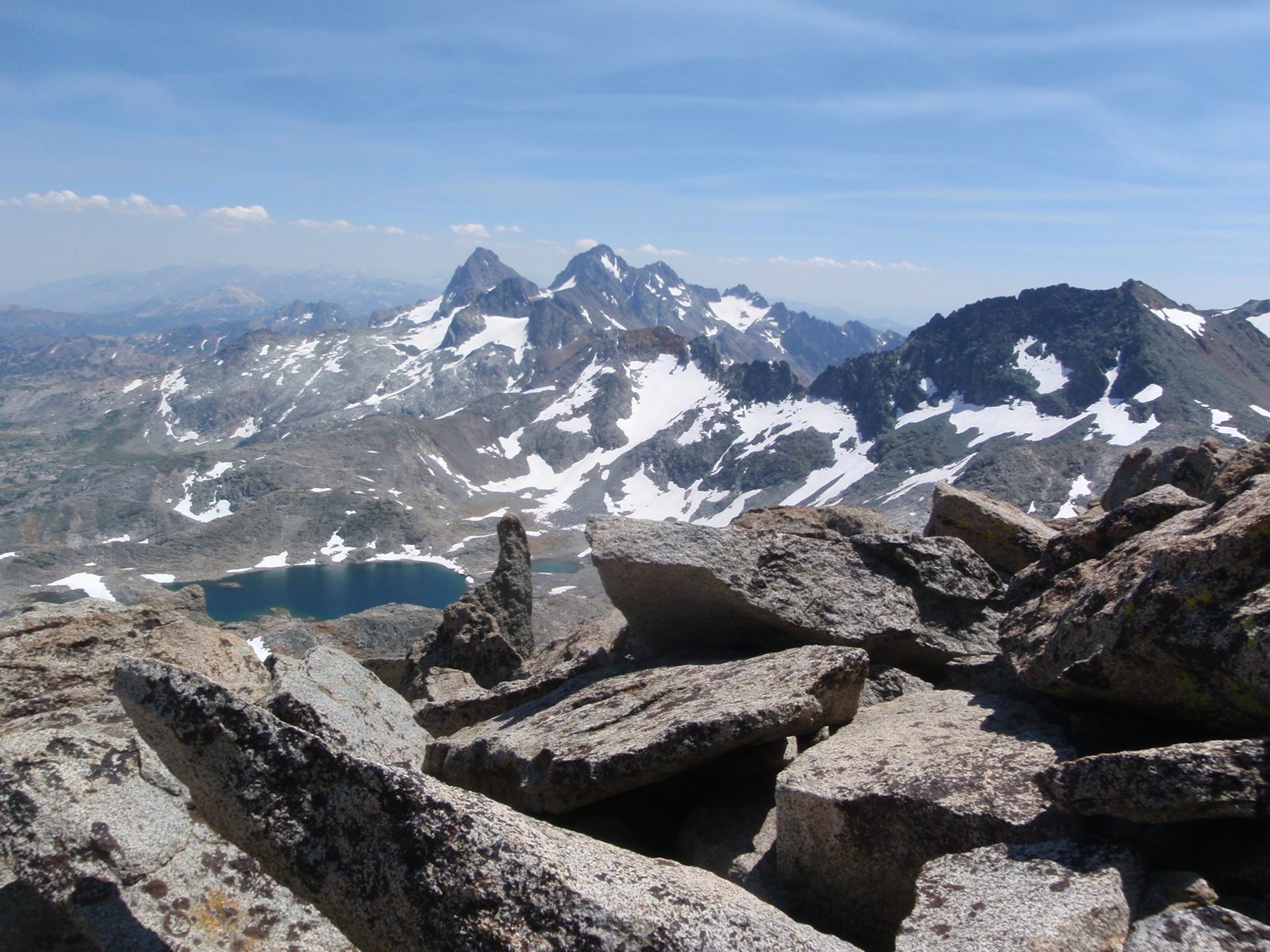And apparently I stopped taking pictures for a while.  Here is me at about 12,400 feet on the...