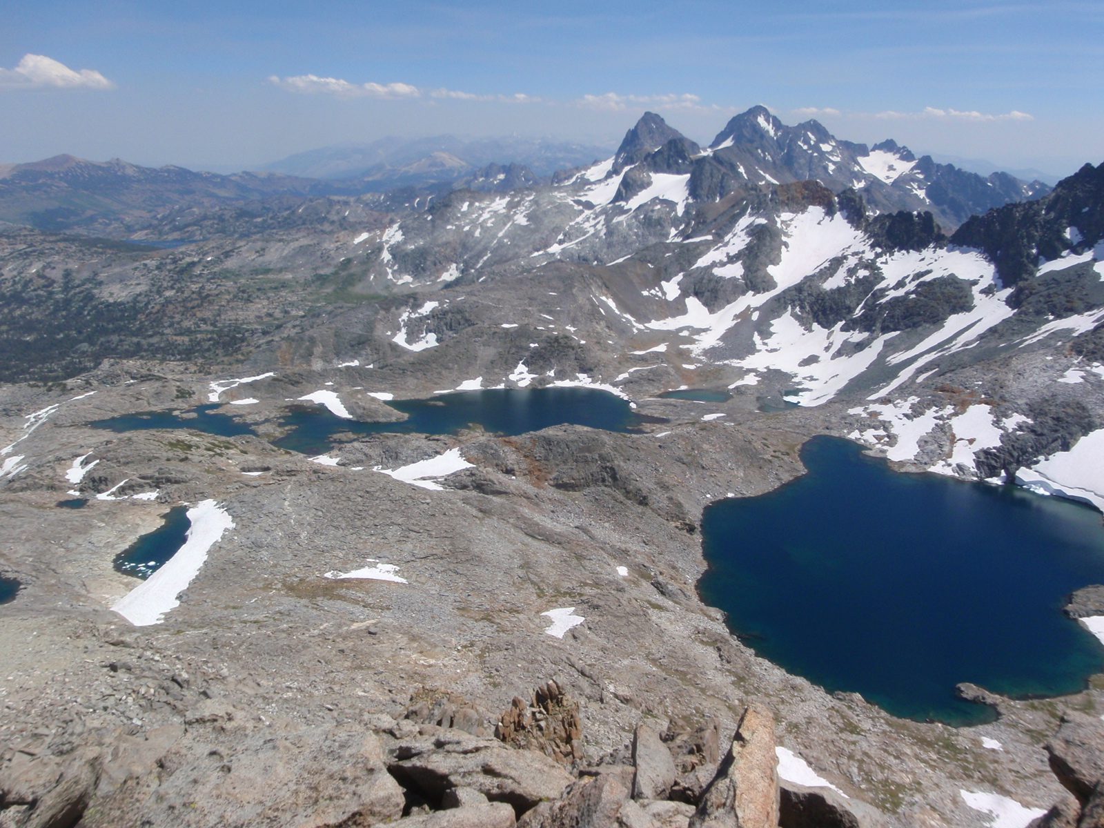 All of the Marie Lakes in one shot, I think.  There are some more to the left off camera, but I...
