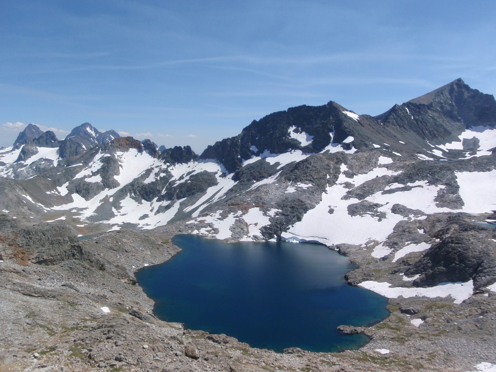 So, having eaten lunch on the summit, or rather the summit of the unnamed sub-peak that I...