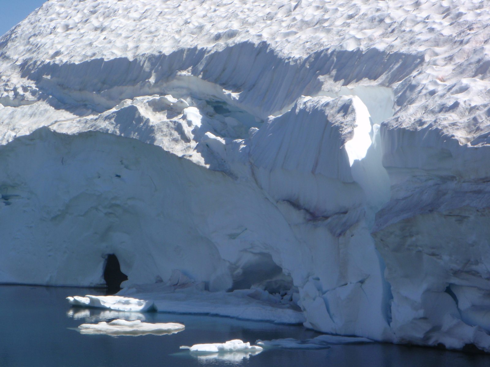 I wonder how many years of snow accumulation are shown in this cross section here.  Technically...