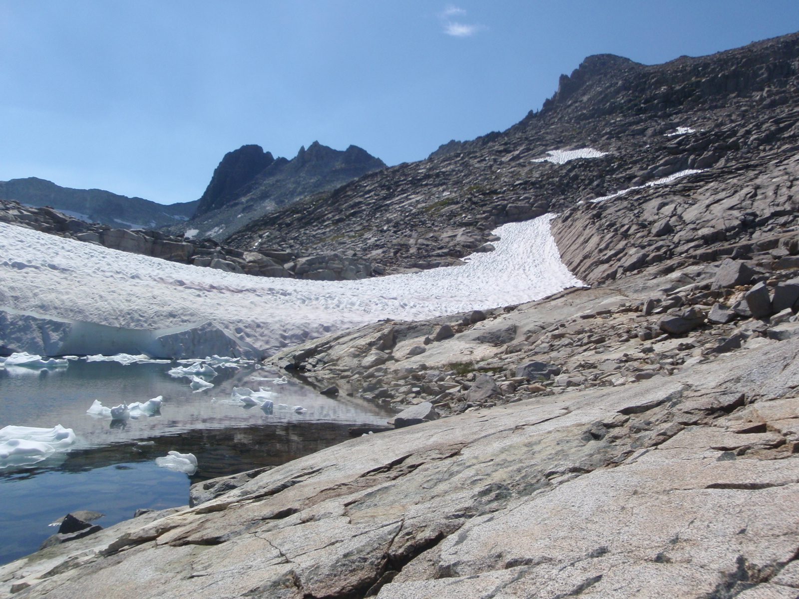 Wow!  Glaciers really do look like rivers.  They are like a liquid, just moving very very...