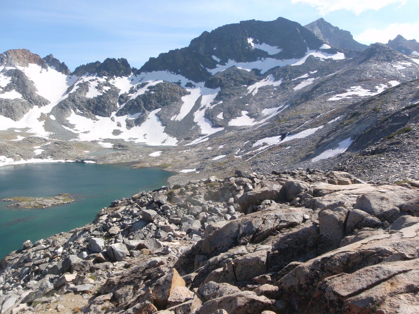 The next of the Marie Lakes.  I apparently need a wider angle lens.