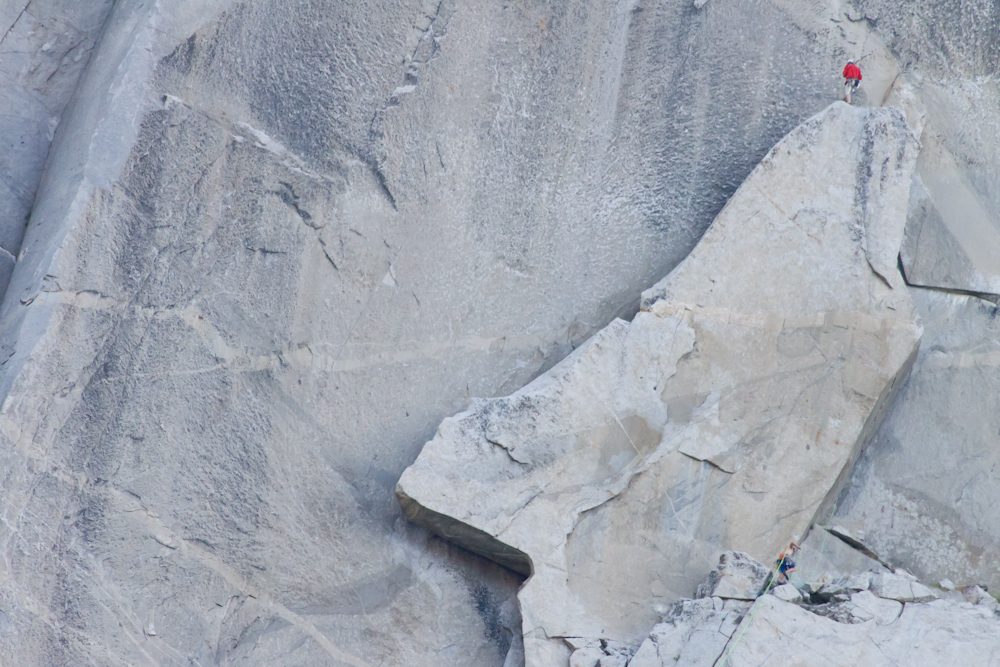 Hans Florine on the top of Texas Flake (does it look like the state of Texas to you? Maybe you...