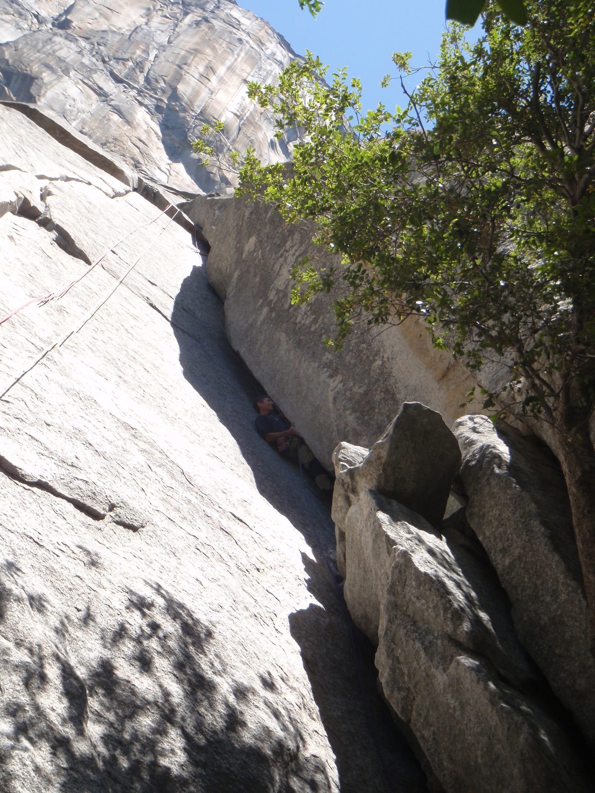 We ran into Yosemite Hardman Jim, who has climbed El Cap several times. We lent him a ride on...